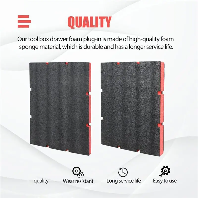 AB46-For Drawer Boxes For Shockproof Red & Black Foam Insert Drawer Boxes
