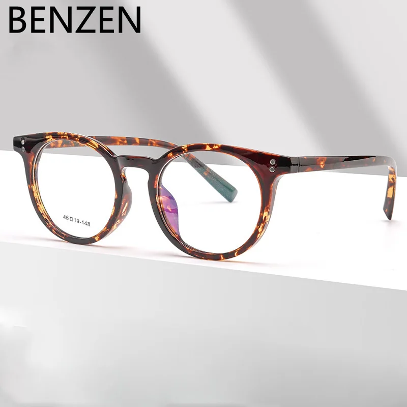 إطار نظارات دائري عتيق من بارزين للرجال والنساء إطار نظارات TR للسيدات