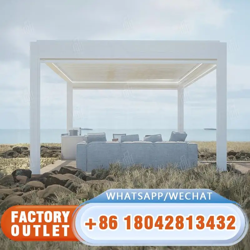 

Customizable Factory Made Gazebo Pergola with Unique Functions for Outdoor Use in US