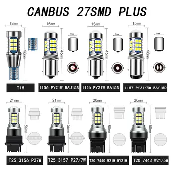 適用於VolkswagenPolo 6N 6R 6C 9N(1995-2017)的2個LED倒車燈泡配件 8 最佳銷售 2014年馬球賽 - №3