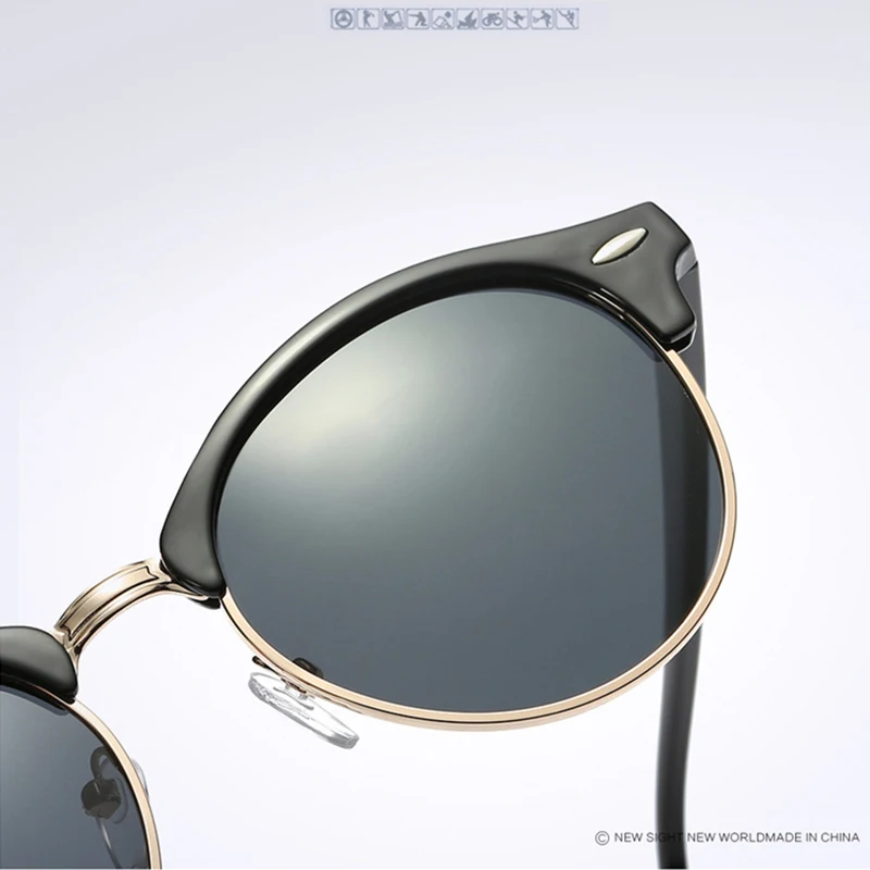 BARCUR Women Sun Glasses Men Sunglasses Polarized Shades Female Oculos Lunette De Soleil Femme