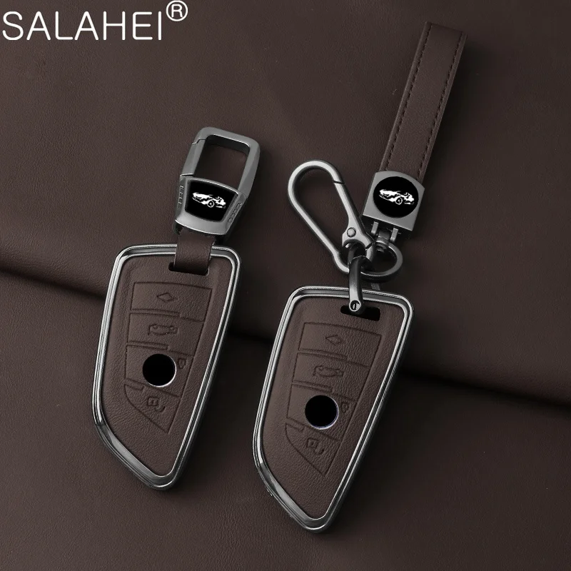 

Car Key Case Cover for BMW X1 X3 X5 X6 X7 1 3 5 6 7 Series G20 G30 G11 F15 F16 G01 G02 G05 F48 F20 Protection Shell Accessories