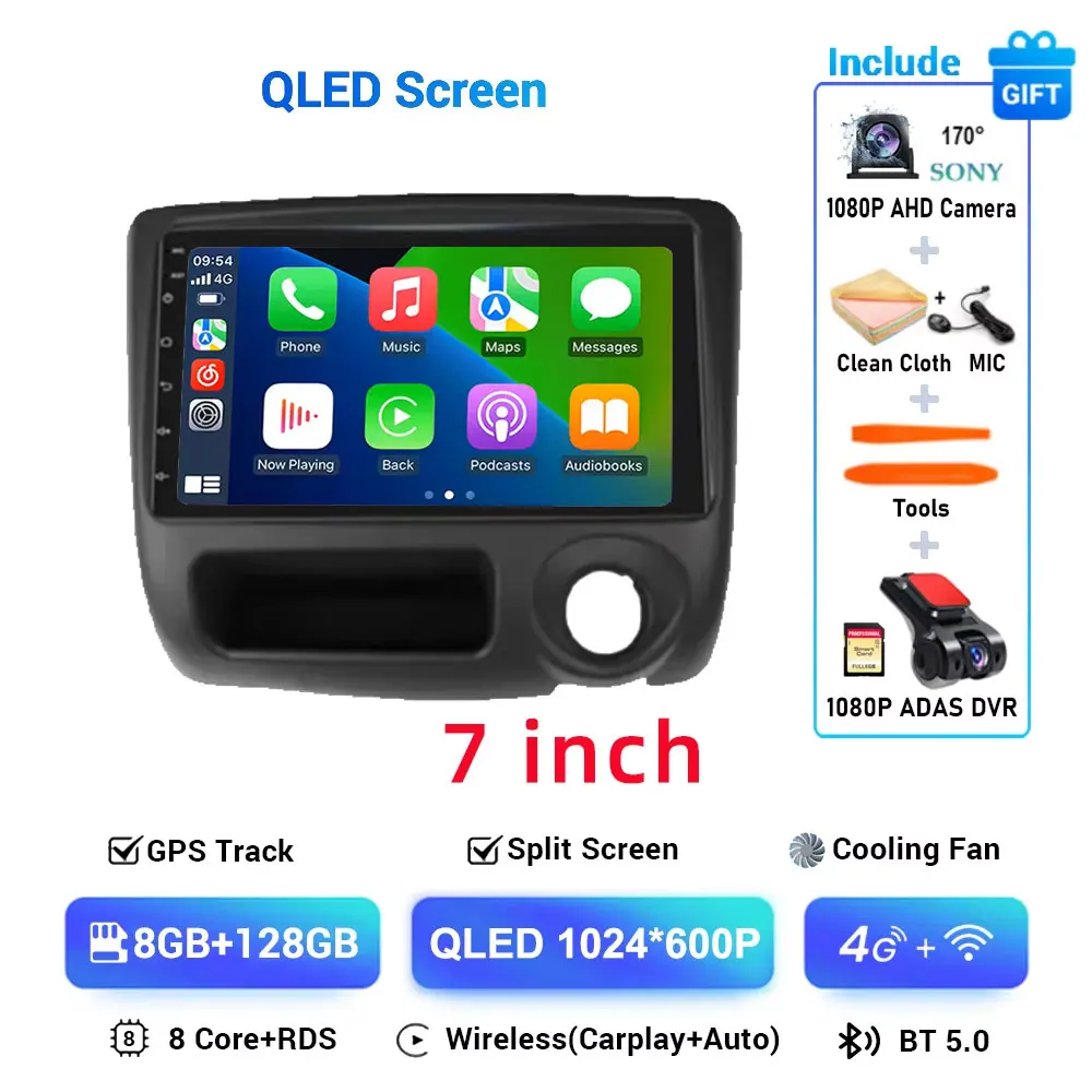 7 Inch Android 15 Autoradio Voor Toyota Vitz XP10 Yaris Platz Echo 1999-2005 Stereo Auto Carplay Autoradio GPS Navigatie DSP