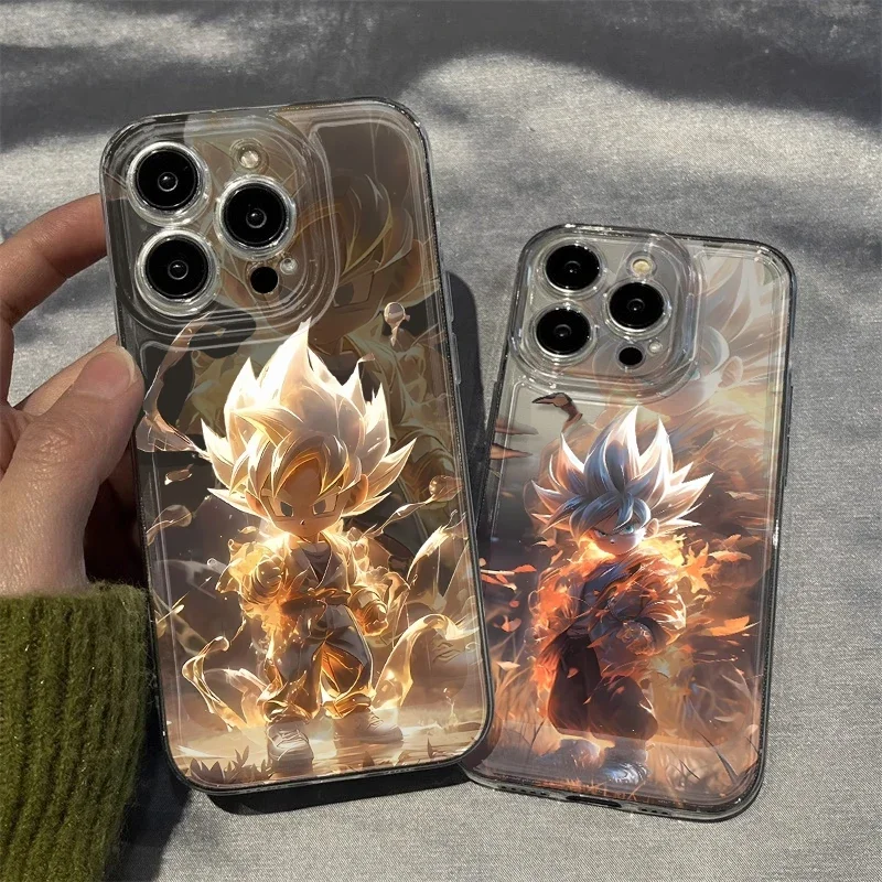 Dragon Ball Phone Case for Xiaomi 13 Redmi Note 12 11 10 Pro Turbo Poco F5 F4 Custom Dragon Ball z Son Goku Vegito Phonecase