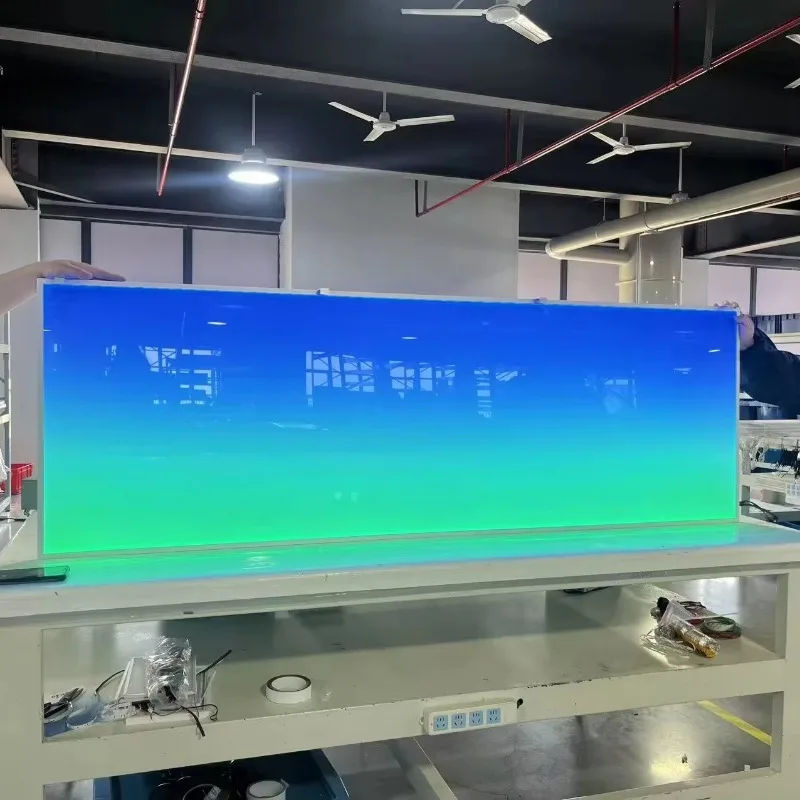 

Aquarium Fish Tank Acrylic Gradient RGB LED Background Board with Customizable Frame and IP44 Rating