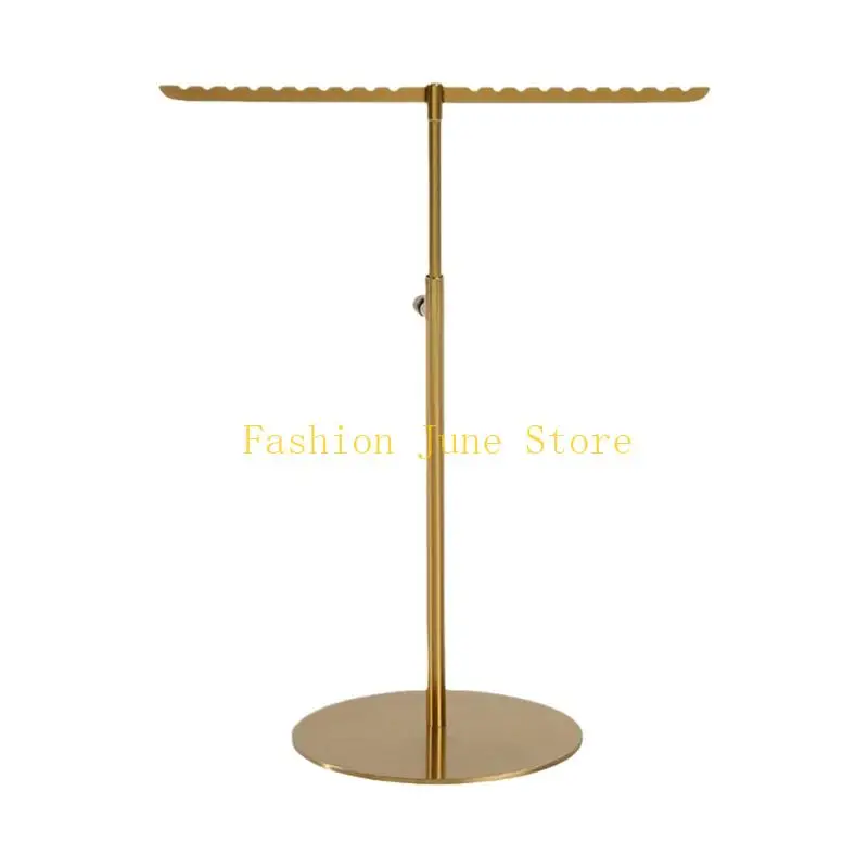 

N5KA Contemporary Metal Earring Rack Removable Shelves For Multiple Accessories Storage