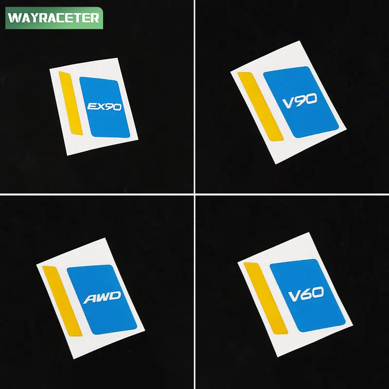 Creative Sweden Flag Car Tires Alloy Rim Wheel Sticker For Volvo XC60 XC70 S80 S60 S90 XC90 XC40 V40 V50 V60 V70 C70 C30 S60 AWD