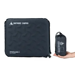 OneTigris Dynisland Inflatable Seat Cushion Lightweight Self-Inflating Memory Foam Seat Cushion for Stadium Camping Chair Pad