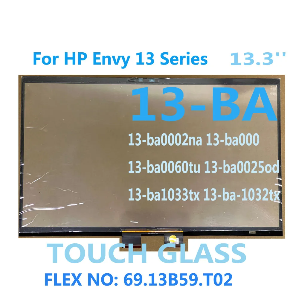 

Протестировано, 13,3-дюймовое стекло для HP Envy 13 Series 13-BA, сенсорное стекло, дигитайзер, экран 13-ba000 13-ba0060tu с гибким номером 69.13B59.T02