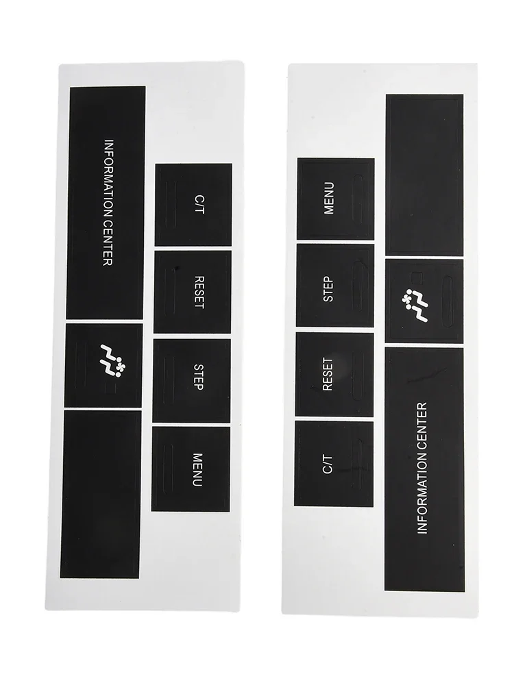 Interior Repair Decal Button Repair Decal Light Penetration Reduction Practical Use White Lettering For Cherokee