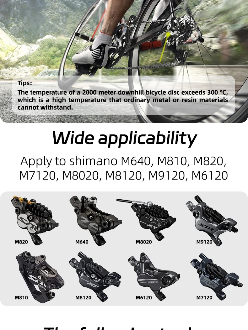 Rrskit Fahrradbremse Keramikkolben für Shimano Mountainbike Bremsen M6120 / 7120 / 8020 / 8120 / 9120 / Saint820 – Detail 5
