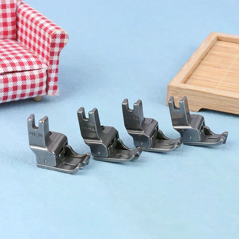 /PFU/211-13/14/15/16 Dual Compensating Raising Presser Foot With Guide Feet For Industrial Sewing Machine Accessories 1Pc