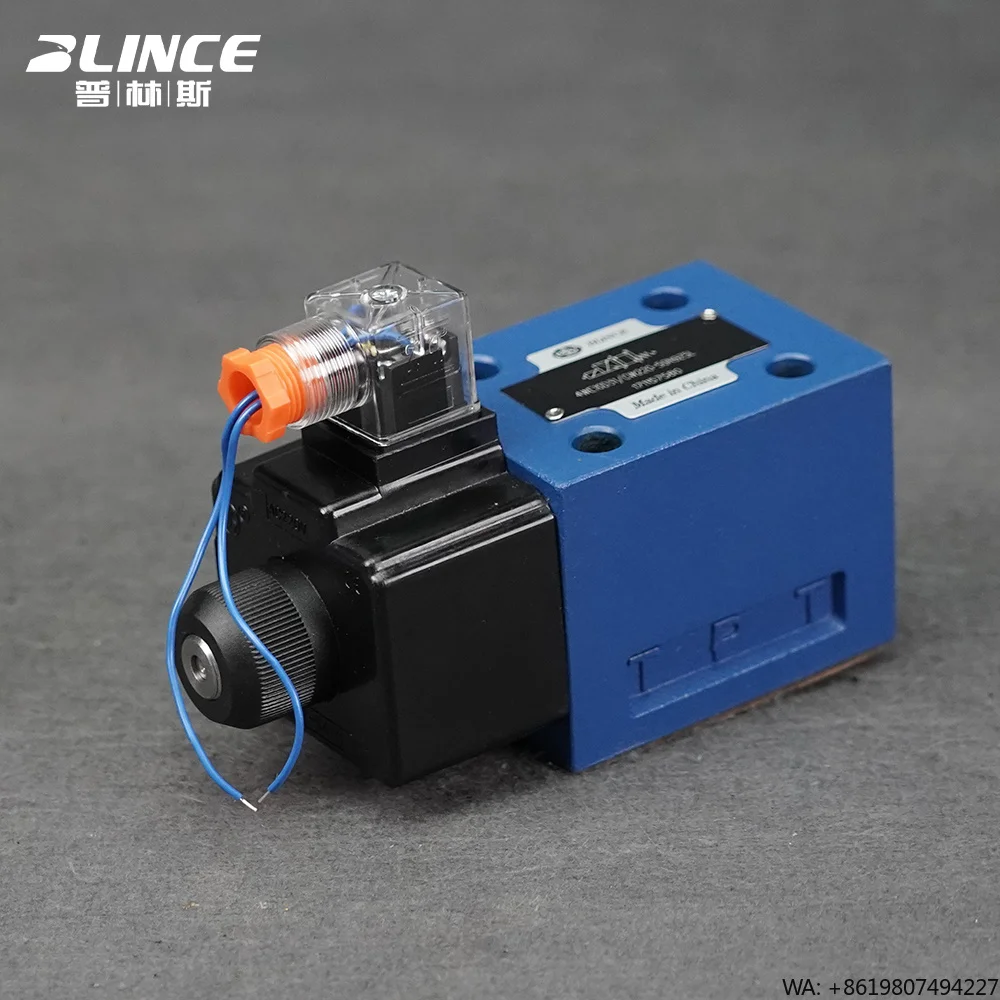 4WE10D 4 Way 2 Position Hydraulic Directional Valve   Hydraulic Solenoid Control Valve for Stamping Line Fixture