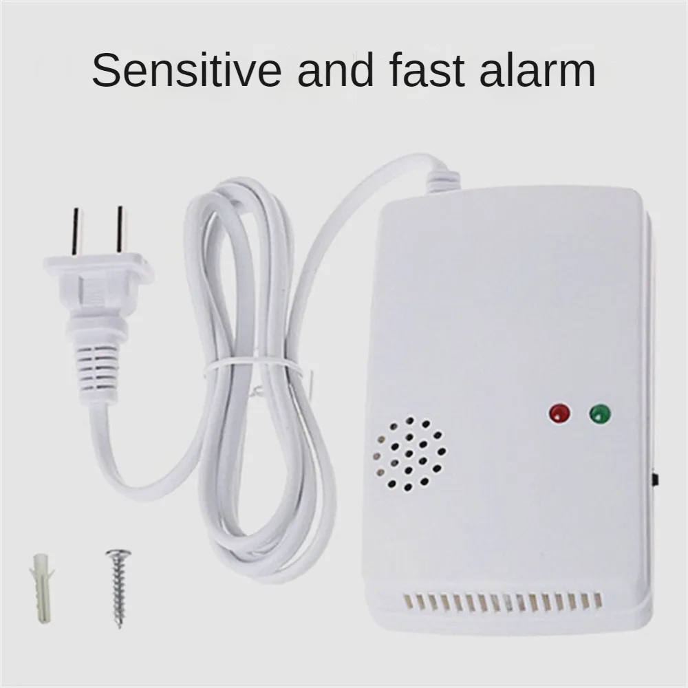 1/2 Stuks Onafhankelijke Koolmonoxide Detector Beveiliging Brandbaar Gas Lekkage Sensor Lpg Propaan Alarm Sensor Gas Lek Detector