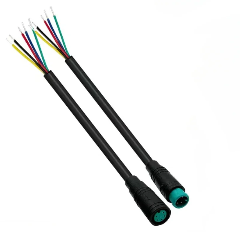 1 Set 6mm M6 2 3 4 5 Pin Stecker-Buchse Julet Elektrofahrrad-Steckverbinder Wasserdichter Roller-Bremskabel-Stecker Signalsensor – Detail 7