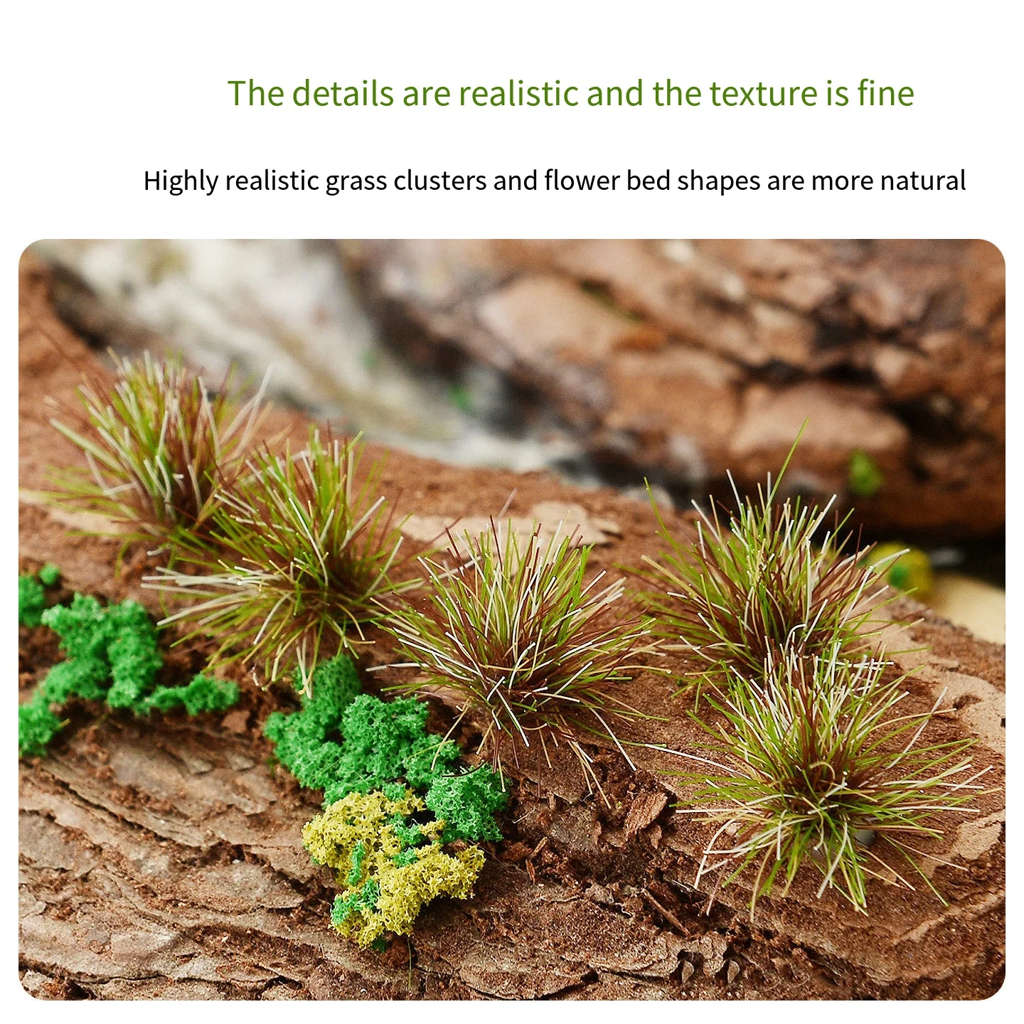 DIY Model Grass Tufts Green Simulation Boxed for Micro Landscape Sand Table Scenery Handmade Hobby Supplies view 4