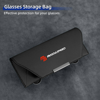 Car Glasses Case Leather Sunglasses Storage Clip For Mazda 3 6 2 5 Axela Atenza Demio CX3 CX5 MX3 MX5 Speed MPE MS