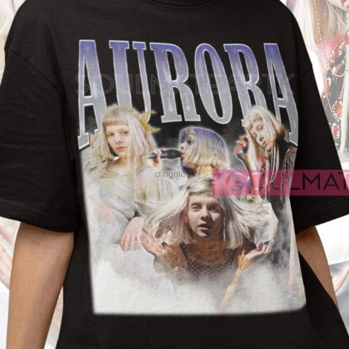 Retro AURORA Shirt Aurora Homage Tshirt Aurora The Gods We Can Touch Sweater Aurora Runaway 90s Tee