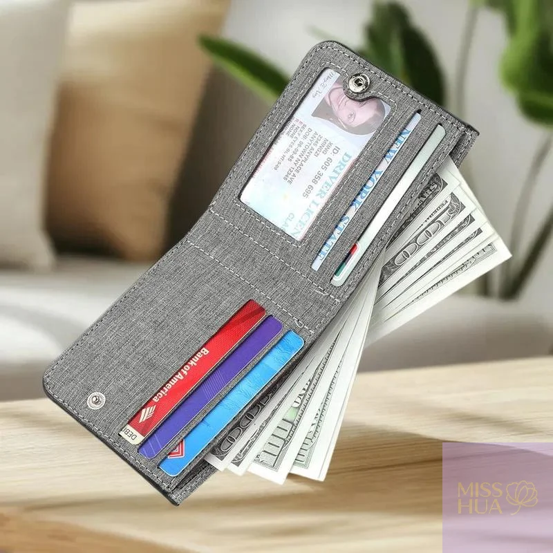 

Подарок на день рождения для мужчин, мини-кошелек, холщовый однотонный держатель для монет