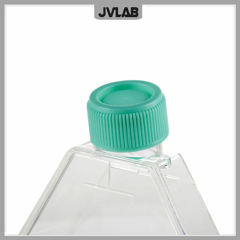 Cell and Tissue Culture Flask Canted Neck Flasks 50ml Standard Surface Treated Cell Growth Area 25cm2 Sterilized Package 10/PK