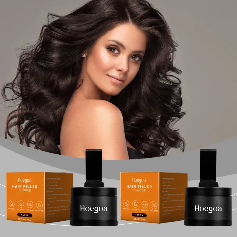 

Hairline Powder For Thinning Hair - Natural Black Brown Shades, Waterproof Sweatproof, Creates Fuller Hairline Easy To Apply