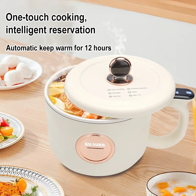 Multifunction Electric Cooker Household Mini Rice Cooker Portable Cooking Pots Non-stick Pan for Kitchen multi cooker 1-2 people - Image 2