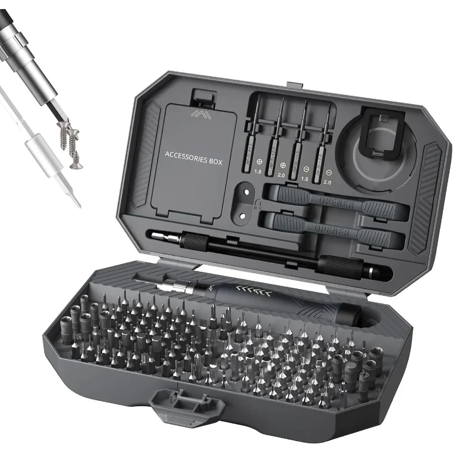 

Набор прецизионных отверток 164 в 1, для ремонта ноутбуков и электронных устройств, профессиональный комплект компьютерных отверток с T6 Torx B