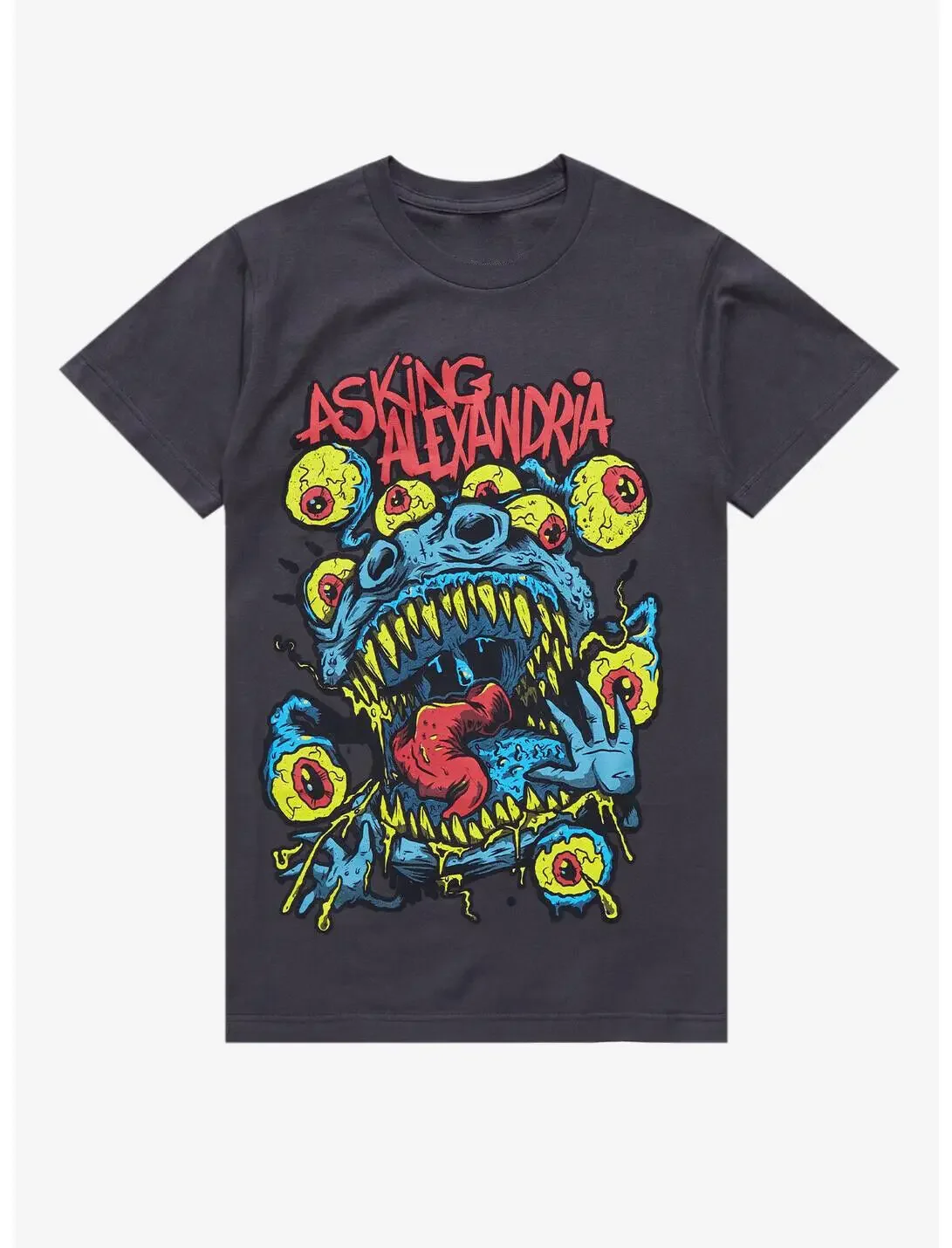 Asking Alexandria Monster Boyfriend Fit Girls shirt TEE Black Tshirt Fullsizes