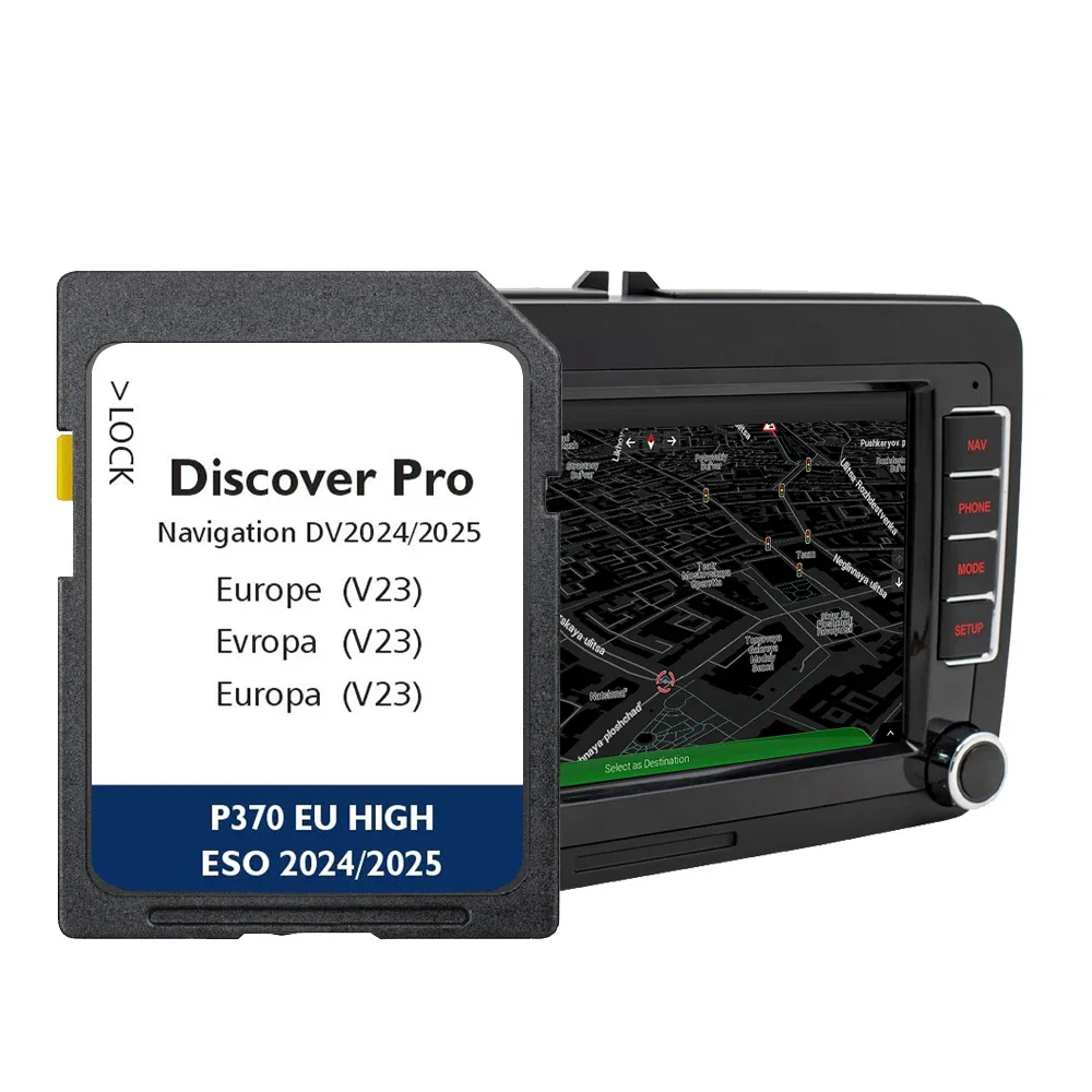 Discover Pro Navigation DV 2024/2025 for Volkswage Golf Station Wagon from 2014 to 2017 Naving SD Card 64GB