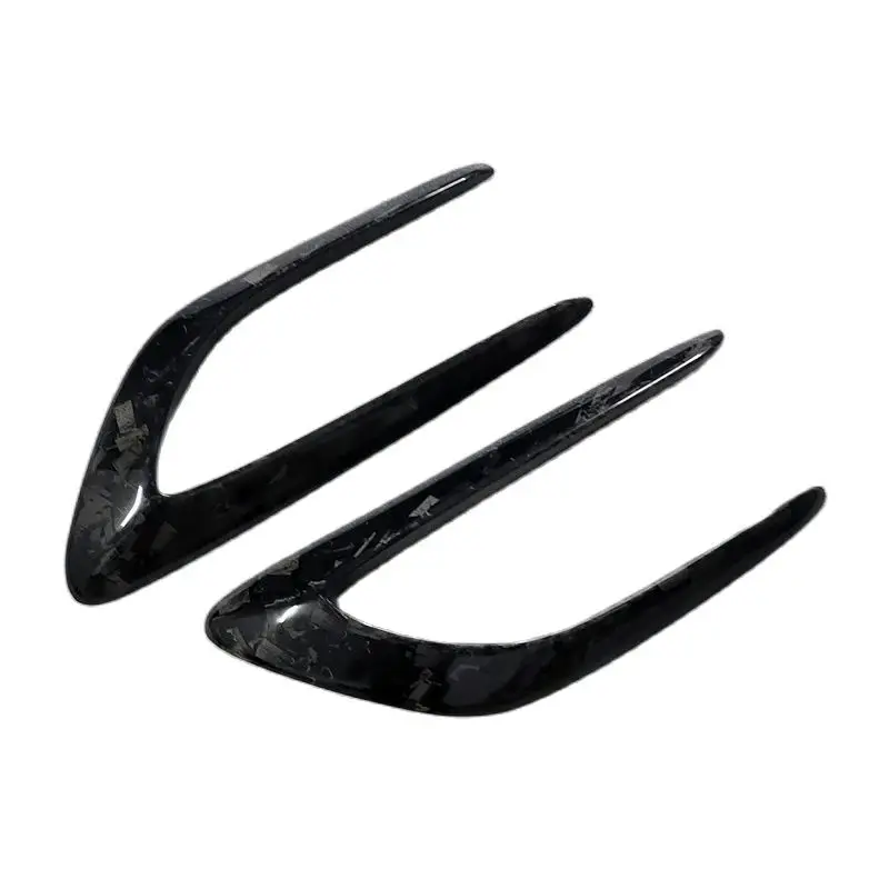 Carbon Fiber Forged Racing Side Fender Vents Scoops For Benz C Class W205 C63 AMG C63s Sedan C205 Coupe 2015 - 2021 Car Styling