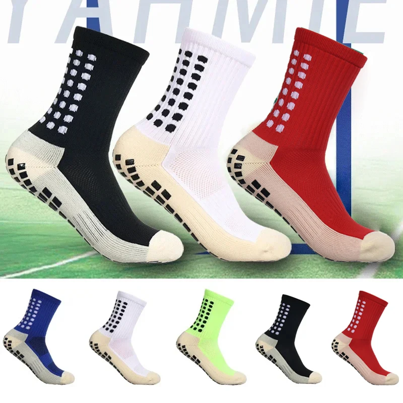 Professional Non-slip Football Socks Men Women Sports Socks Silicone Bottom Soccer Outdoor Sport Running Cycling Grip Socks