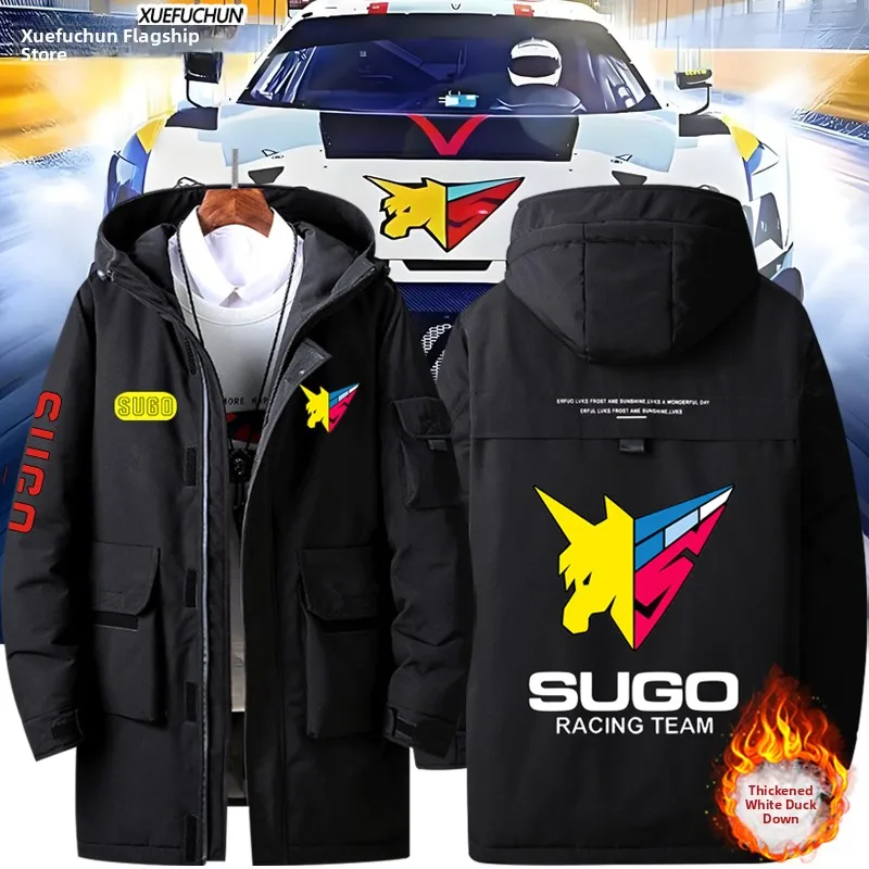 

Новинка 2023 года Sugo Racing Jaet High nce Formula Wiee Falcon down Jaet из полиэфирного волокна Long Sve с капюшоном на молнии Cl...