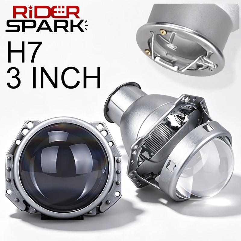 

3 inch Projector Lens H7 For Hella 3R G5 Headlights Retrofit Kit Single Xenon Low Beam Auto Lamp H7 D2S D2H LED HID Car Light