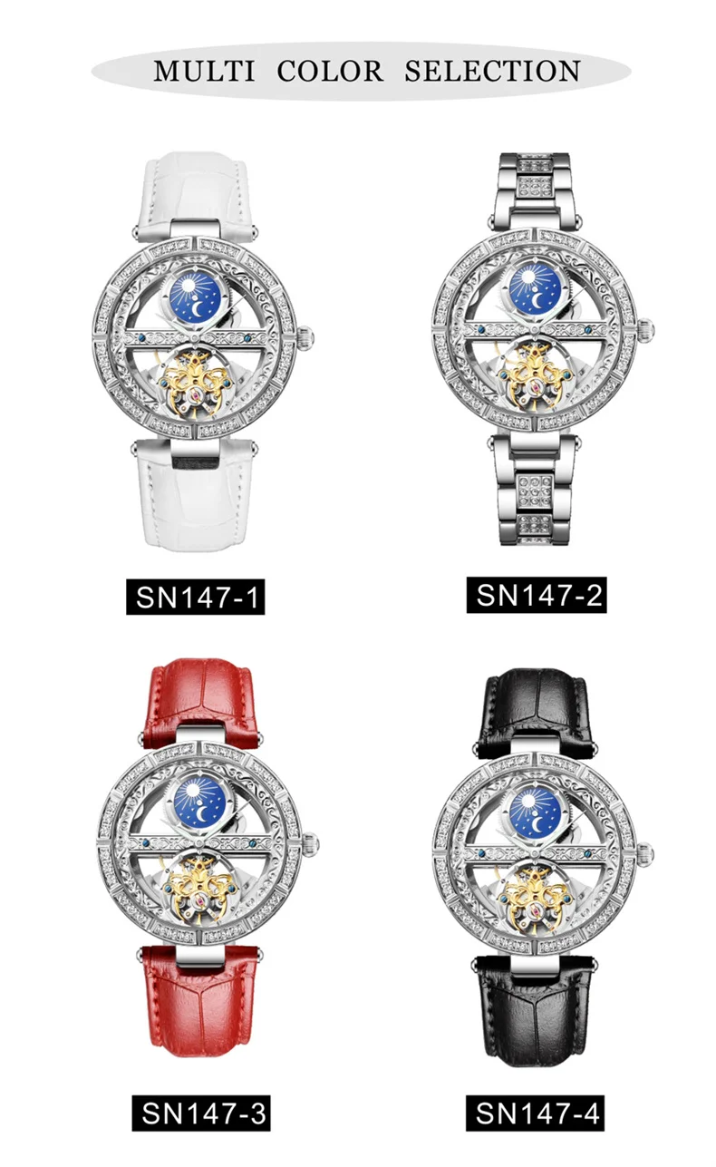 Women Automatic Mechanical Watch Top Brand Luxury Leather Waterproof Watches Ladies Skeleton Tourbillon Clock reloj mujer New S93df0383fb6441f08c3fc8ad872f0bc6j