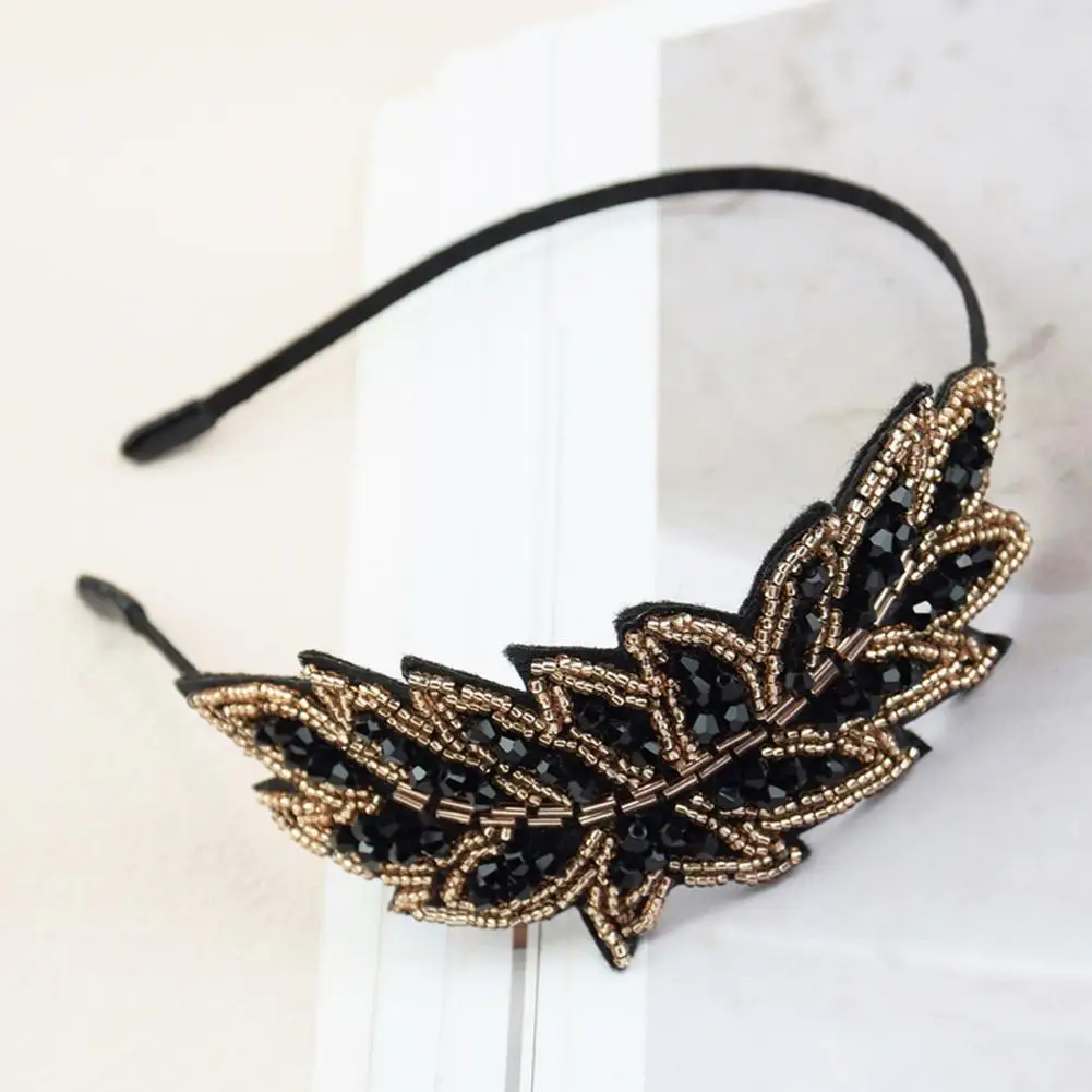 Stable Durable Flower Shape Decor Thin Fairy Hairband for Daily Life