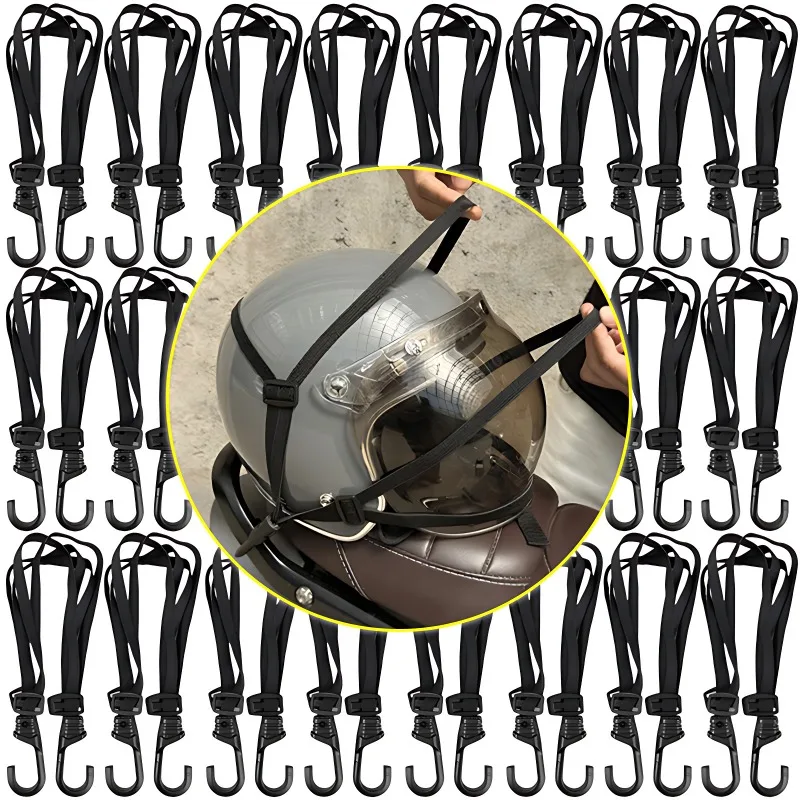 

Мотоциклетный ремень для багажа, универсальный мотошлем, шестерни, фиксированная эластичная пряжка, веревка, высокопрочная выдвижная защитная сетка для багажа