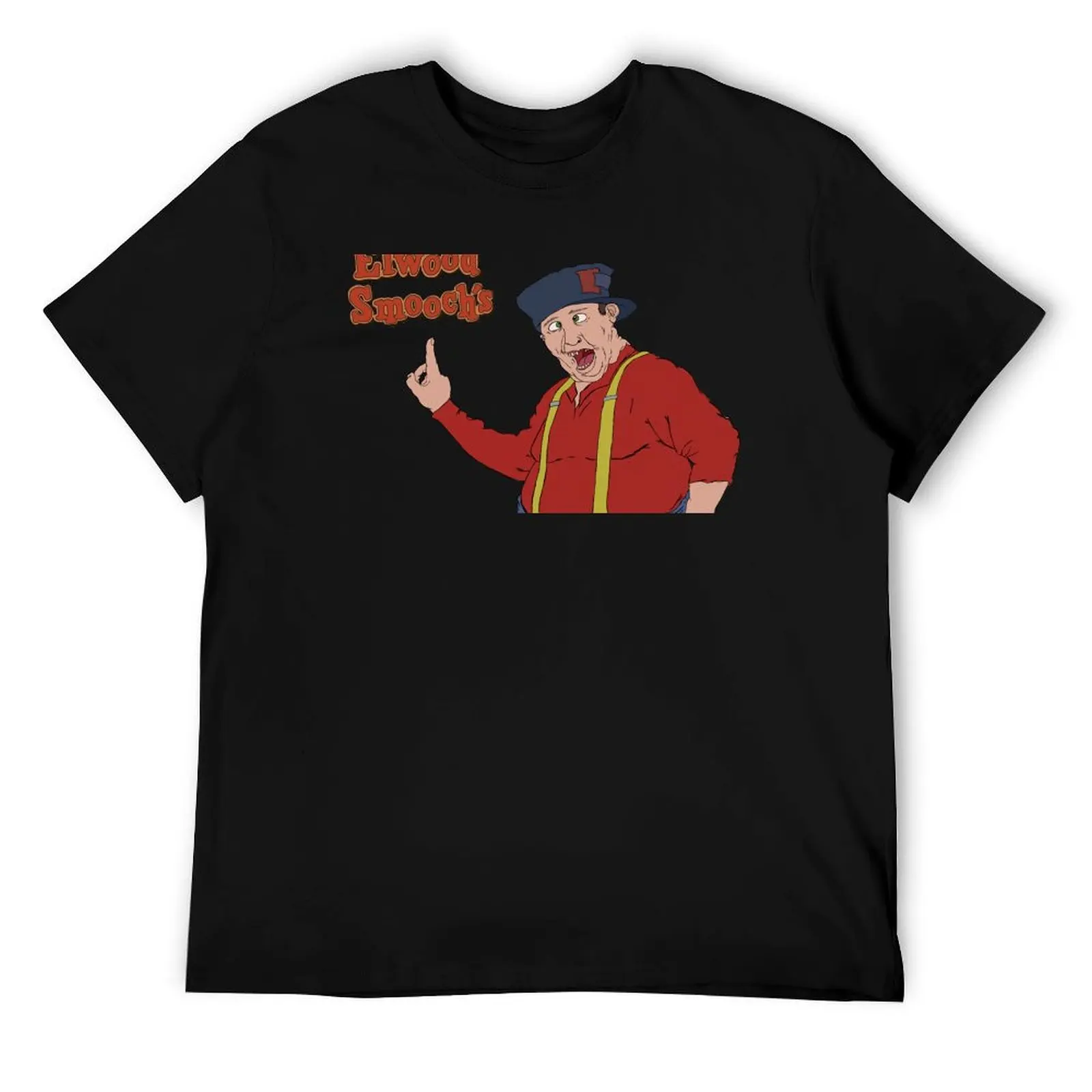

Elwood Smooch T-Shirt anime t shirts oversize cotton t shirt pack man graphic t shirt T-Shirt