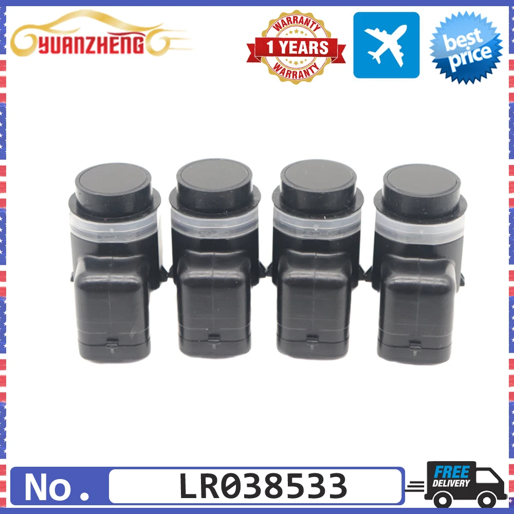 4PCS Car PDC Parking Sensor LR038533 Fit For Jaguar F-Type XF XFR XFR-S XJ XKR  XKR-S Land Rover LR4 Range Rover Evoque Sport