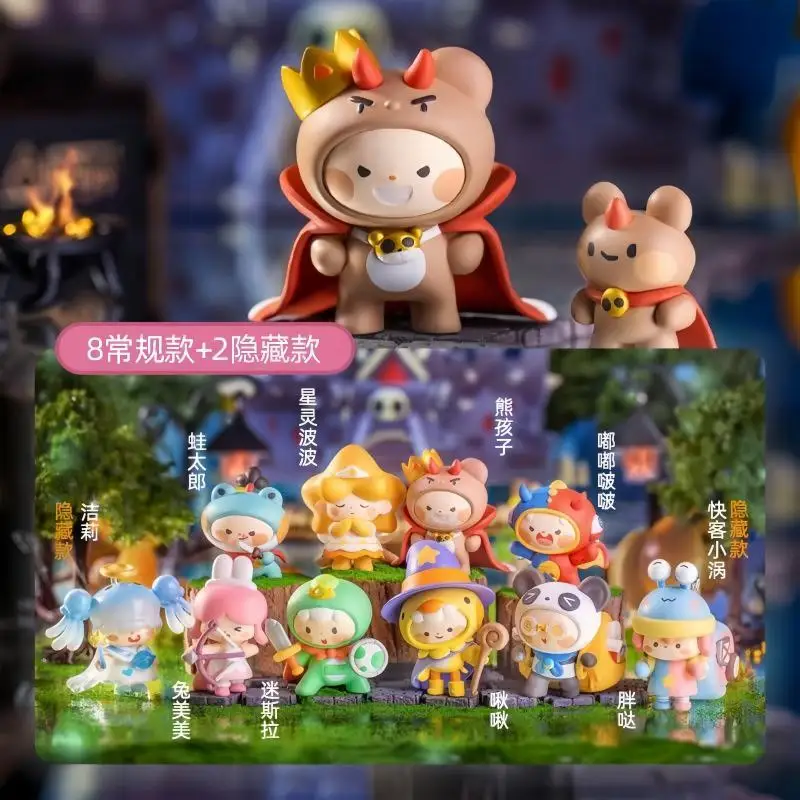 

Лидер продаж Mini World Blind Box Fan Cute Hero Adventure Series Skin Permanent Card Fairy Jieli Модная игрушечная фигурка Gif на день рождения