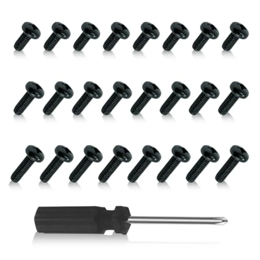 

Rear License Plate Screws Black Compatible with Toyota Lexus Honda Acura M6-1.0 X 16mm/18mm/20mm 18-8 Stainless Steel 24 Pack(I