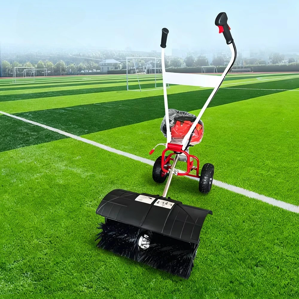 

Газонокосилка-подметальщик с двигателем 2,5 л.с., подходит для искусственного газона (двигатель 52 куб. см)