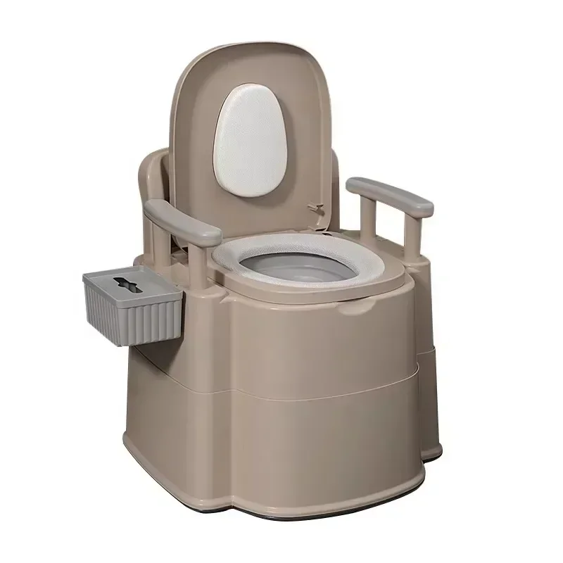 Outdoor Mobile Toilet 20L 10L Capacity Automatic Flush Camping Portable Chemical movable Toilet