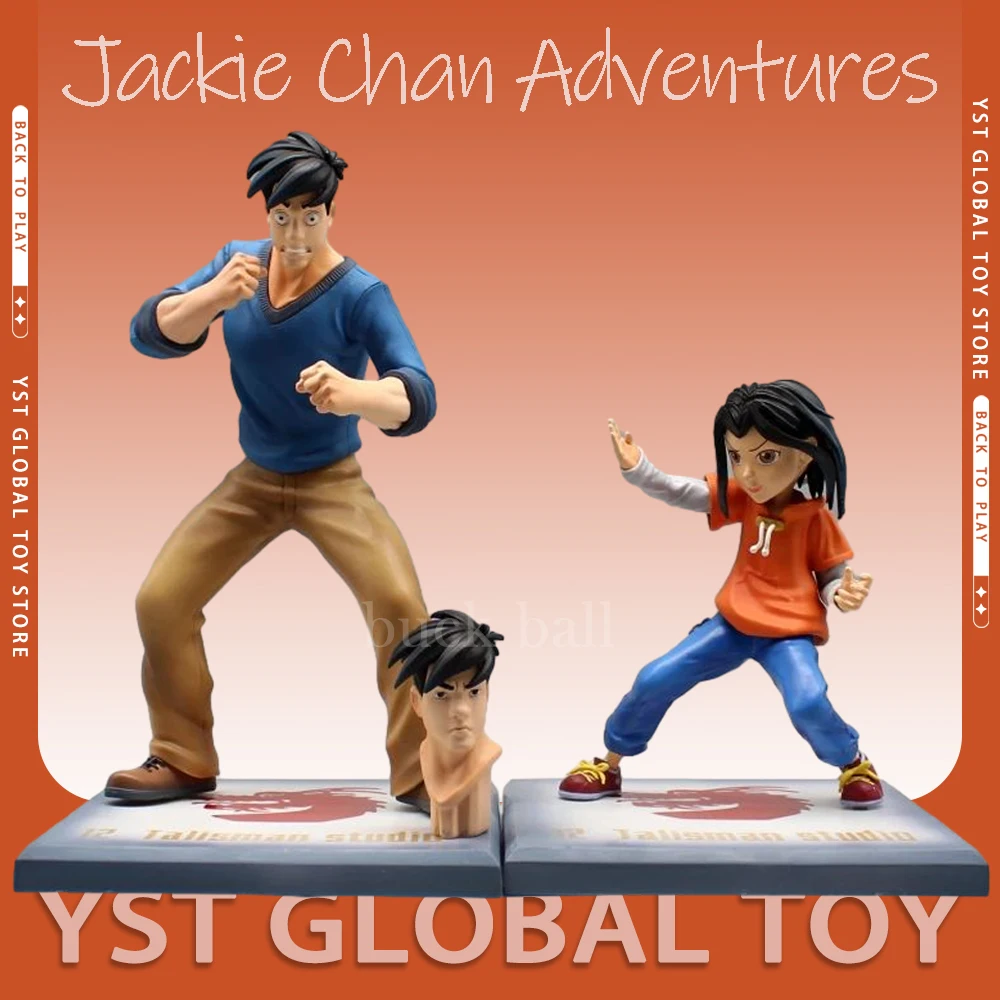 

Jackie Chan Adventures Figure Jackie Chan Figurine Jade Chan Anime Figures Pvc Statue Model Ornament Decoration Kids Toys Gift