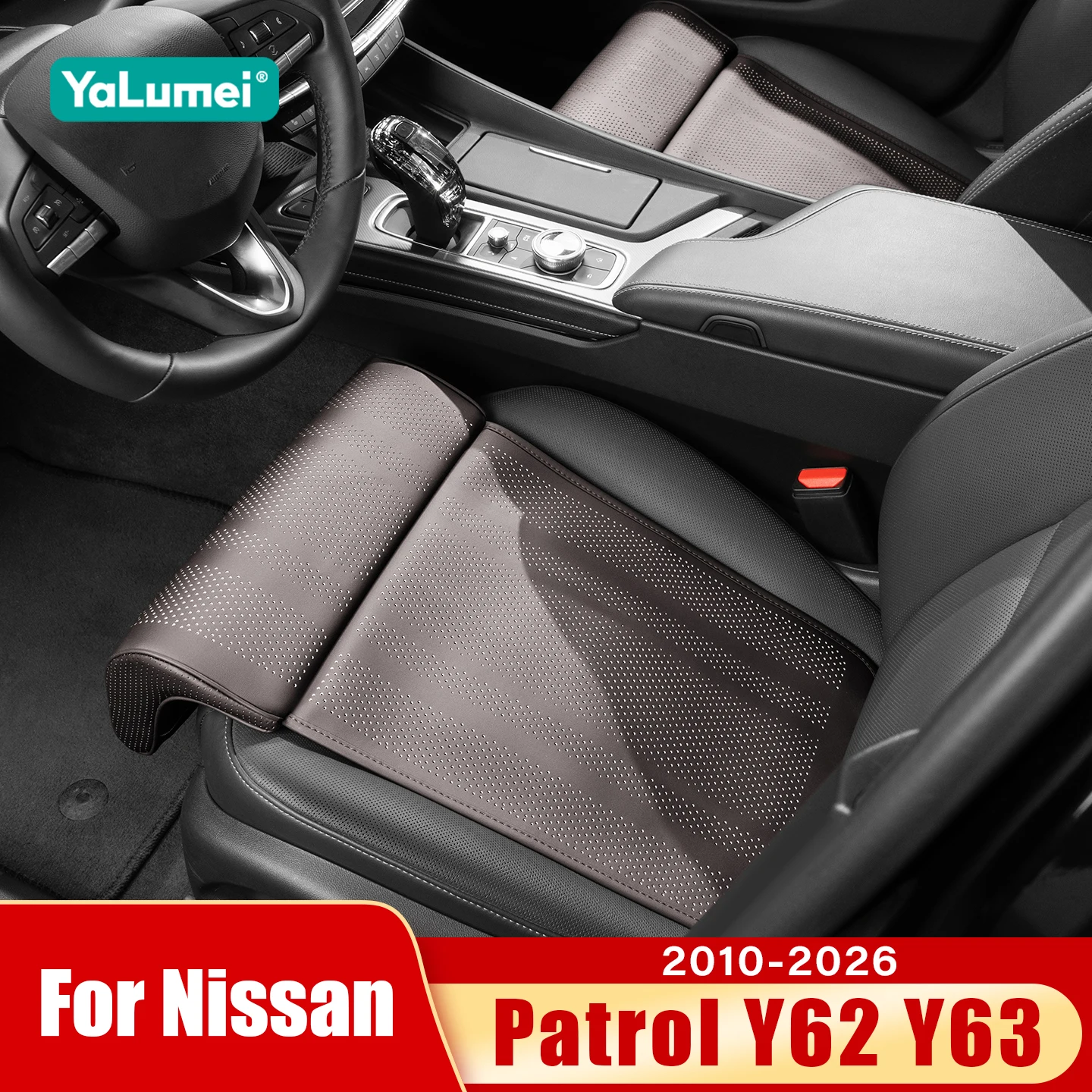 

For Nissan Patrol Y62 Y63 2010-2018 2019 2020 2021 2022 2023 2024 2025 2026 Car Leg Support Pillow Cover Memory Foam Accessories