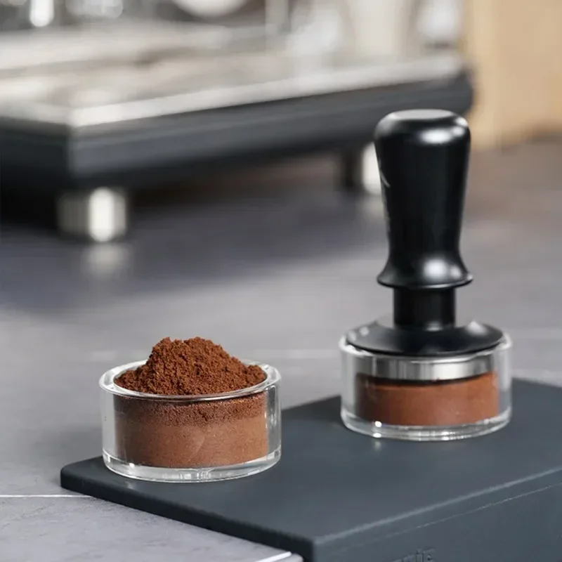 58.35MM Transparent Coffee Powder Bowl Observation Test Powder Press/Powder Dispenser Display Bowl Coffee Accessories