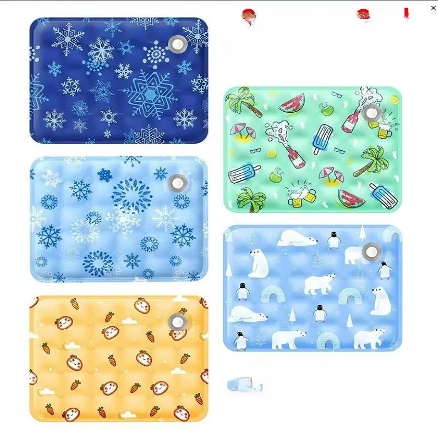 New Summer Cool hou Seat Ice Pad Body Cooling Water-injected Butt Pad Car Seat Cushion To Relieve The Discomfort Of Sitting Long
