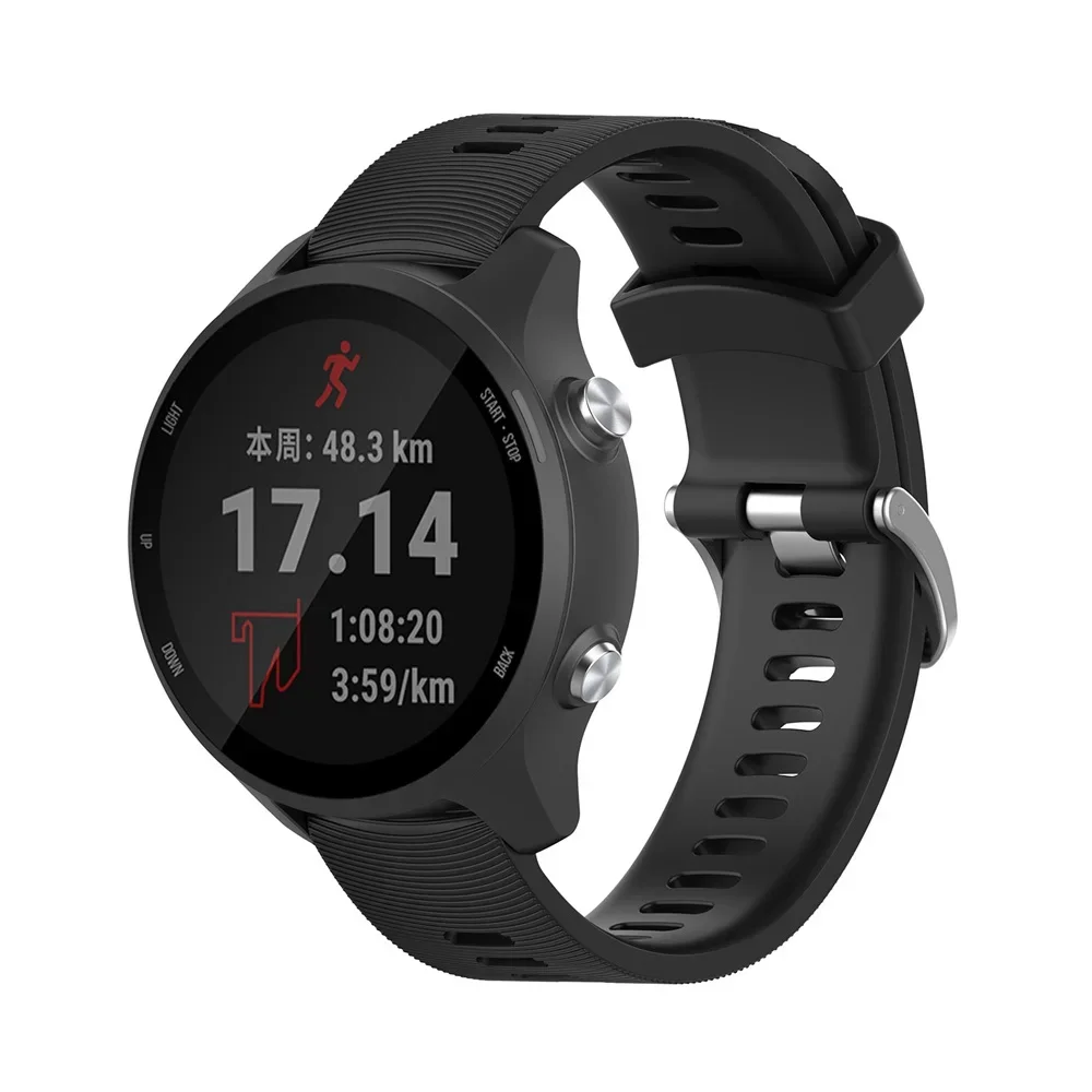 20mm Silicone Strap For Samsung Galaxy Watch 4 5 6 7 40mm 44mm 5 Pro 45mn Sports Bracelet Band Watch 4-6 Classic 42/46mm 43/47mm