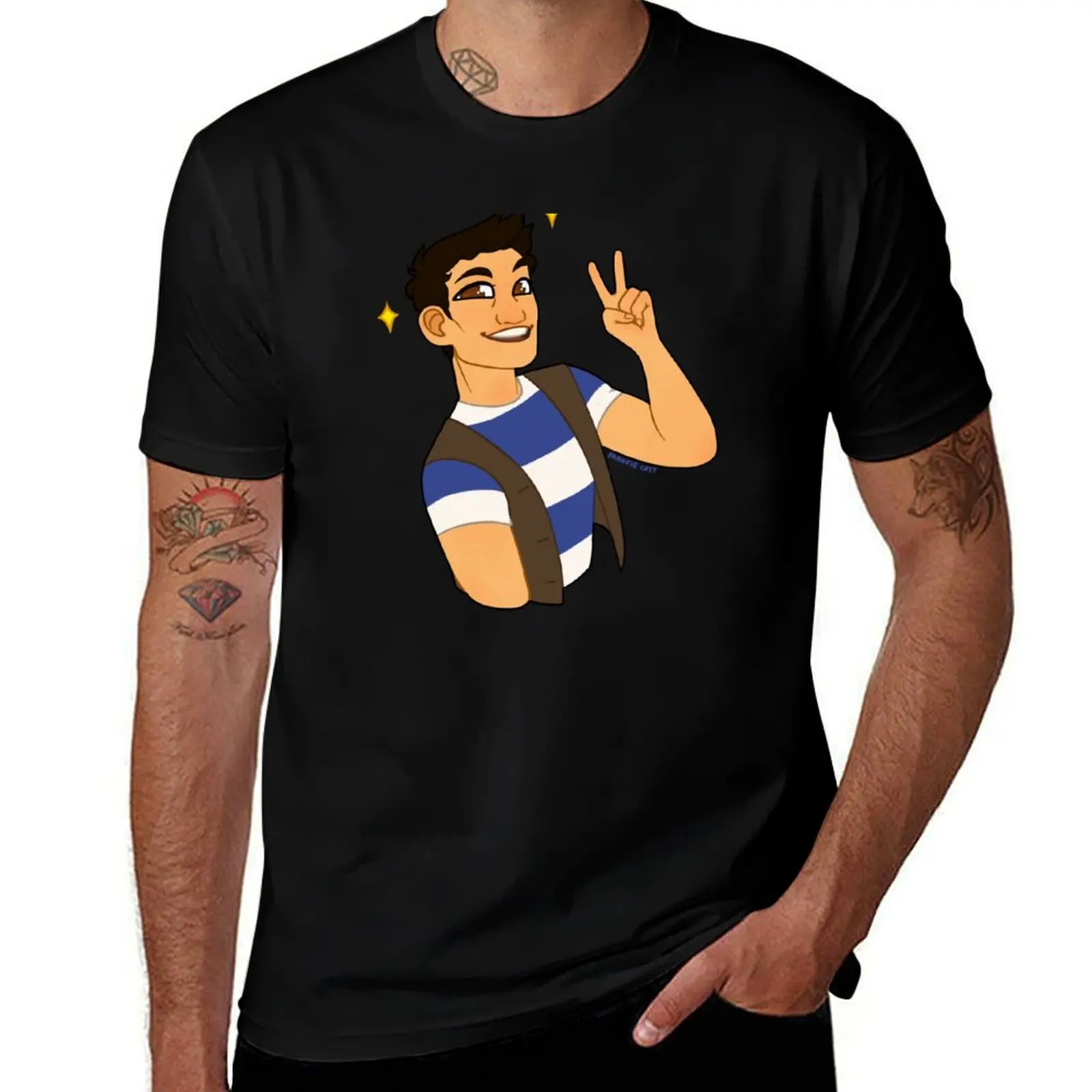 romeo T-Shirt Plus Size Basic Short Sleeve Top