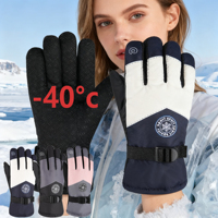 Winter Gloves Waterproof Thermal Touch Screen Thermal Windproof Warm Gloves Cold Weather Running Riding Sports Hiking Ski Gloves