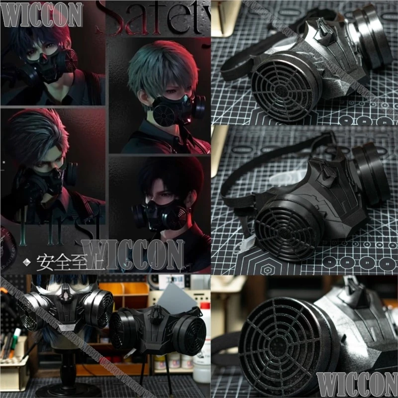 

Опора Безопасность Серебристый Черный Респиратор Маска Sylus Rafayel Xavier Caleb Zayne Love And Deepspace Косплей Хэллоуин Карнавал Событие